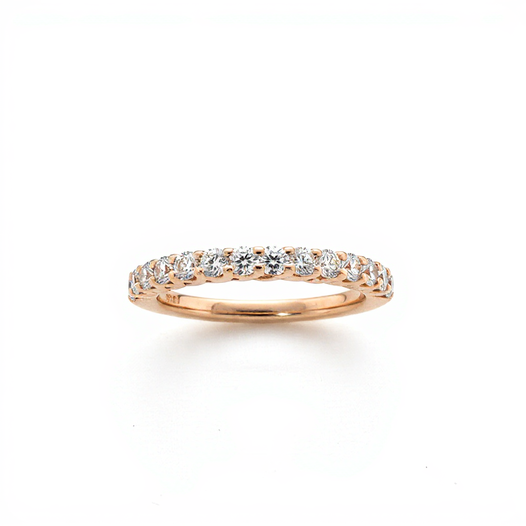 U-Setting Diamond Wedding Band